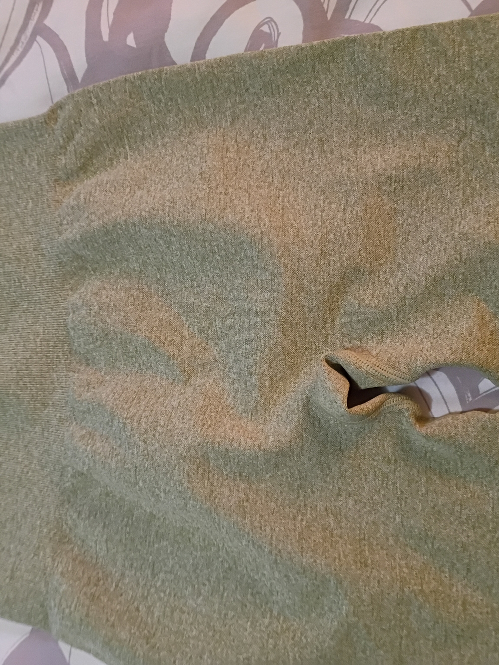 Good American Sage Green Athletic Shorts